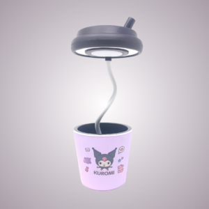 Cute Cartoon LED Pen stand with a Foldable Table Lamp