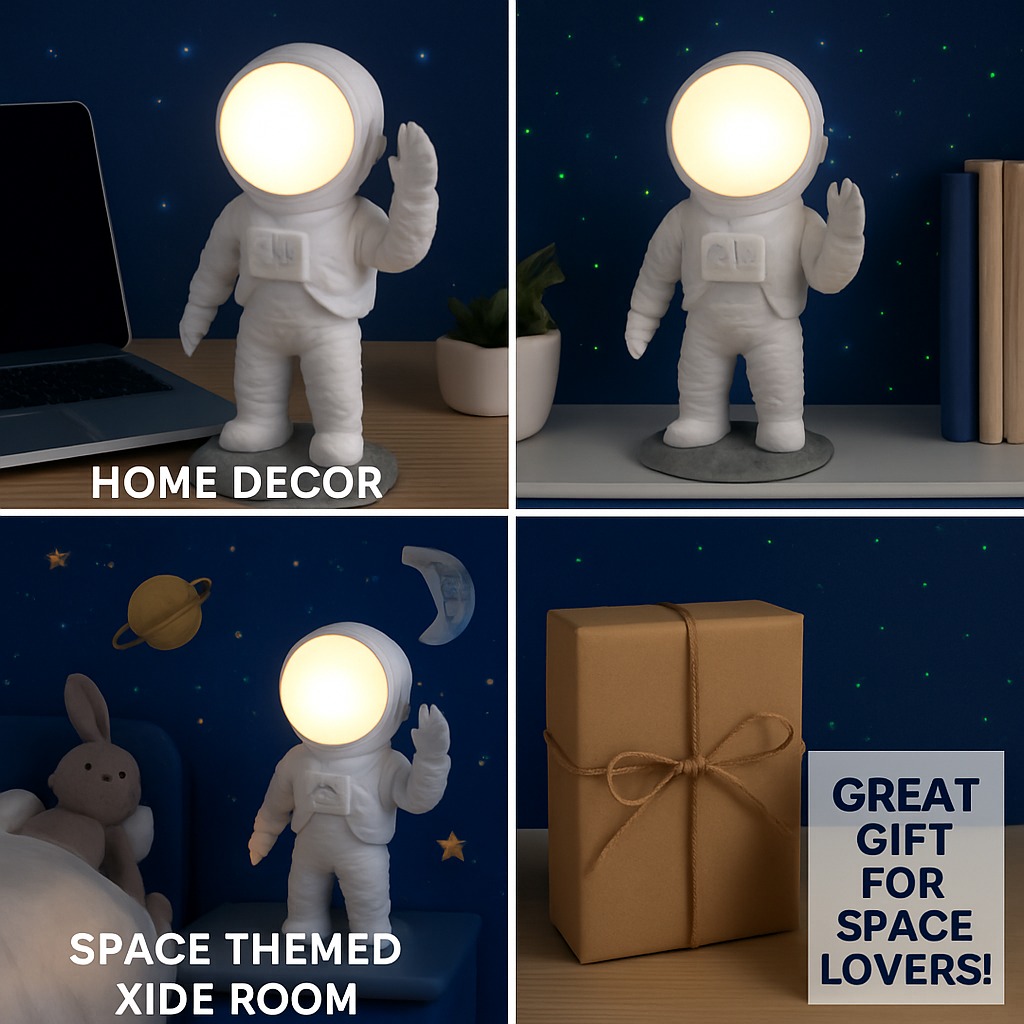Astronaut Galaxy Lamp – Projector Night Light