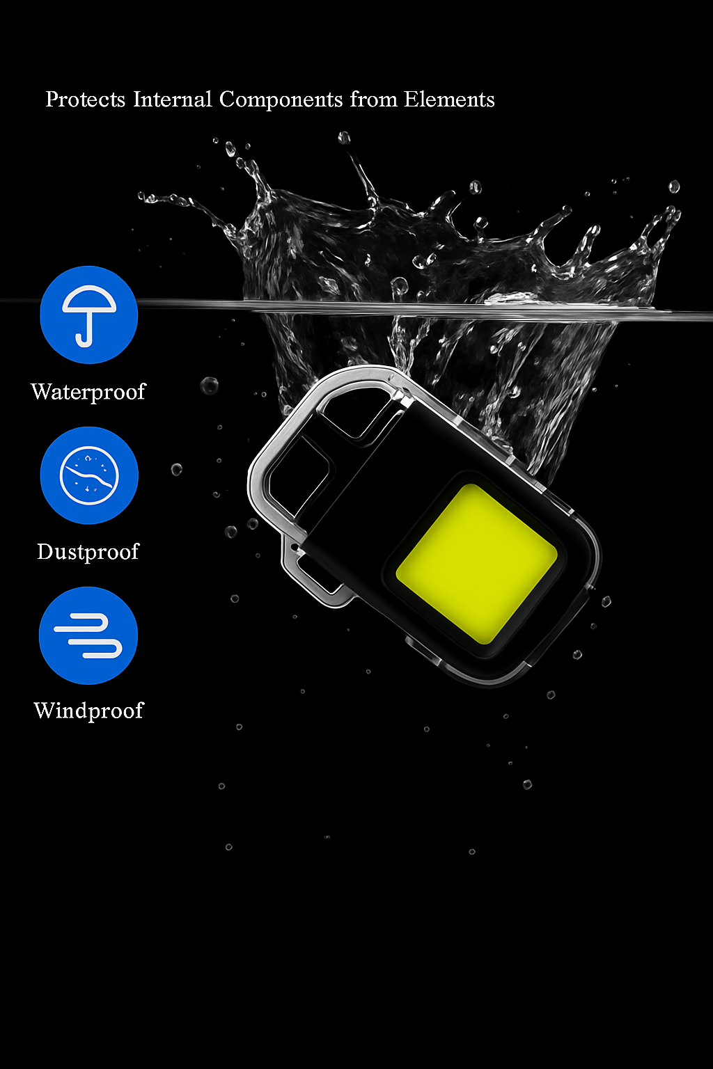 2 in 1 Flashlight Lighter  (USB Rechargeable)