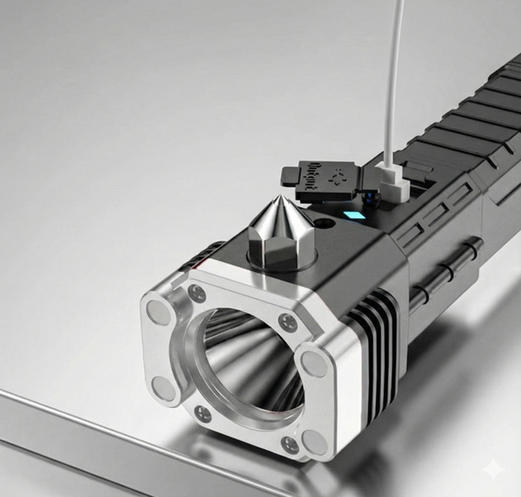 Rechargeable Hammer Torch -6-in-1 LED Emergency Flashlight