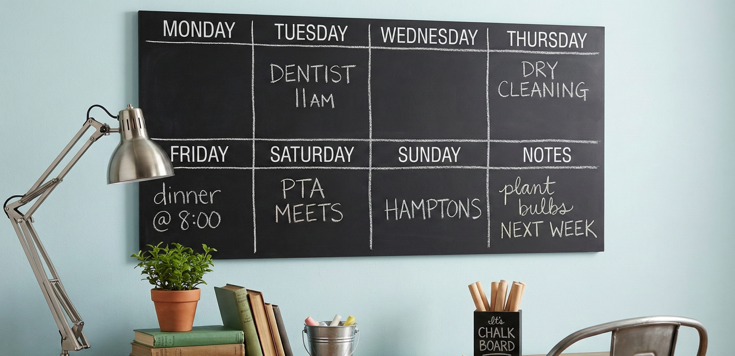 Peel & Stick Chalkboard Wall Sheet for Home, School, Office & Kids