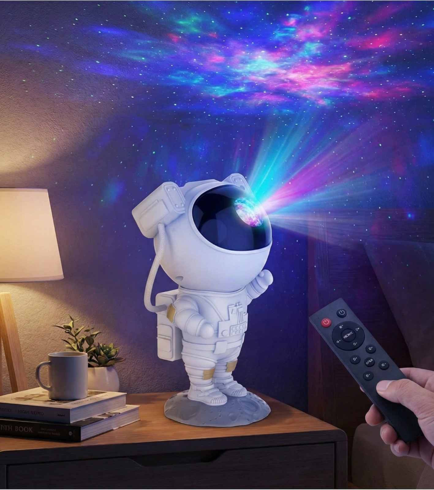 Astronaut Galaxy Lamp – Projector Night Light