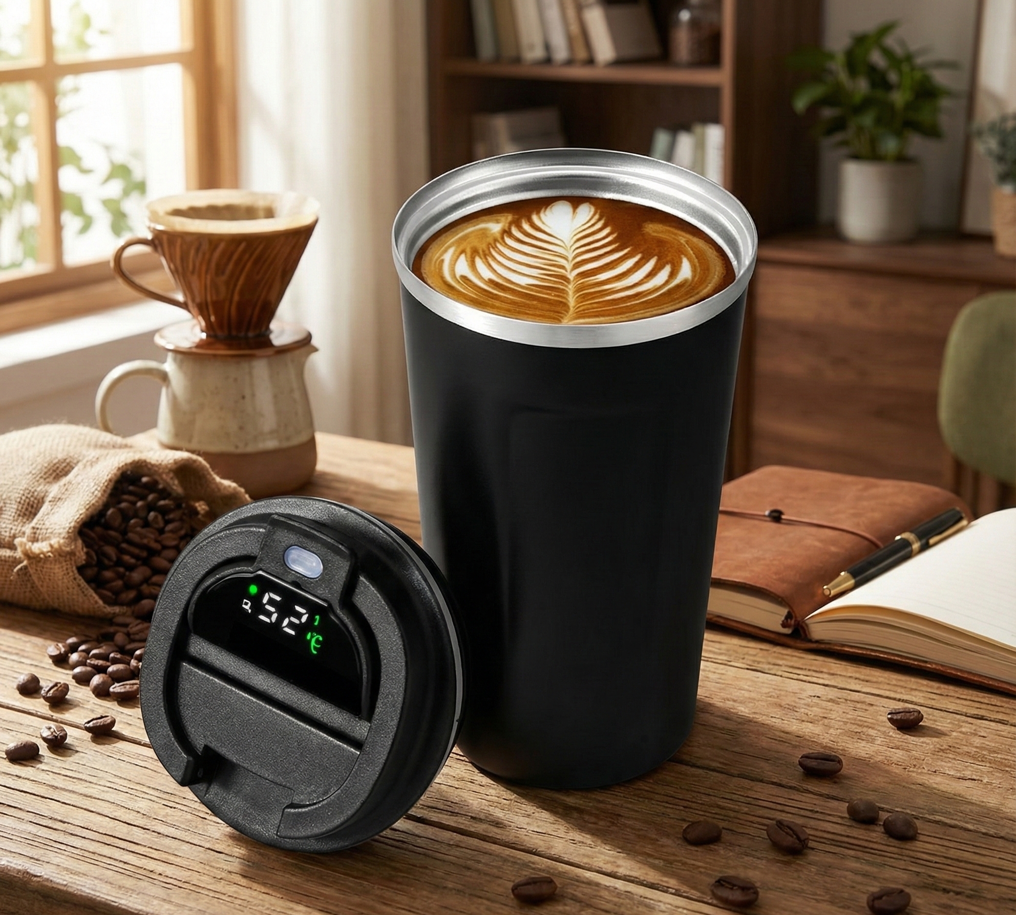 LED Temperature Display Water Bottle – Smart Stainless Steel Travel Bottle