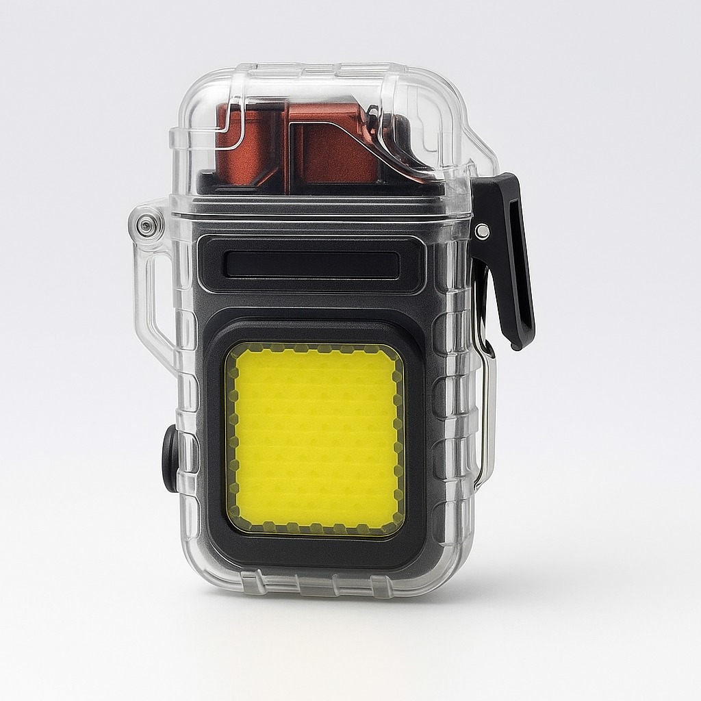 2 in 1 Flashlight Lighter  (USB Rechargeable)