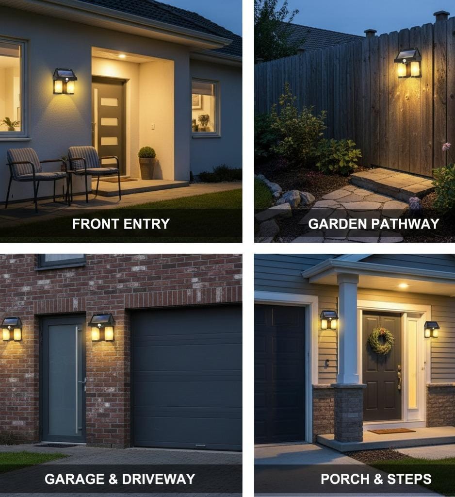 Solar Sensor Light – Outdoor Waterproof Motion Sensor LED Light