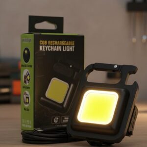 Mini Rechargeable Keychain Flashlight