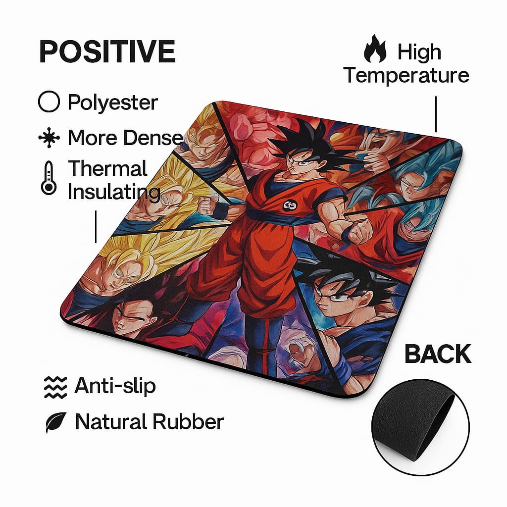 Goku Mouse Pad – Anime Design Desk Mouse Mat