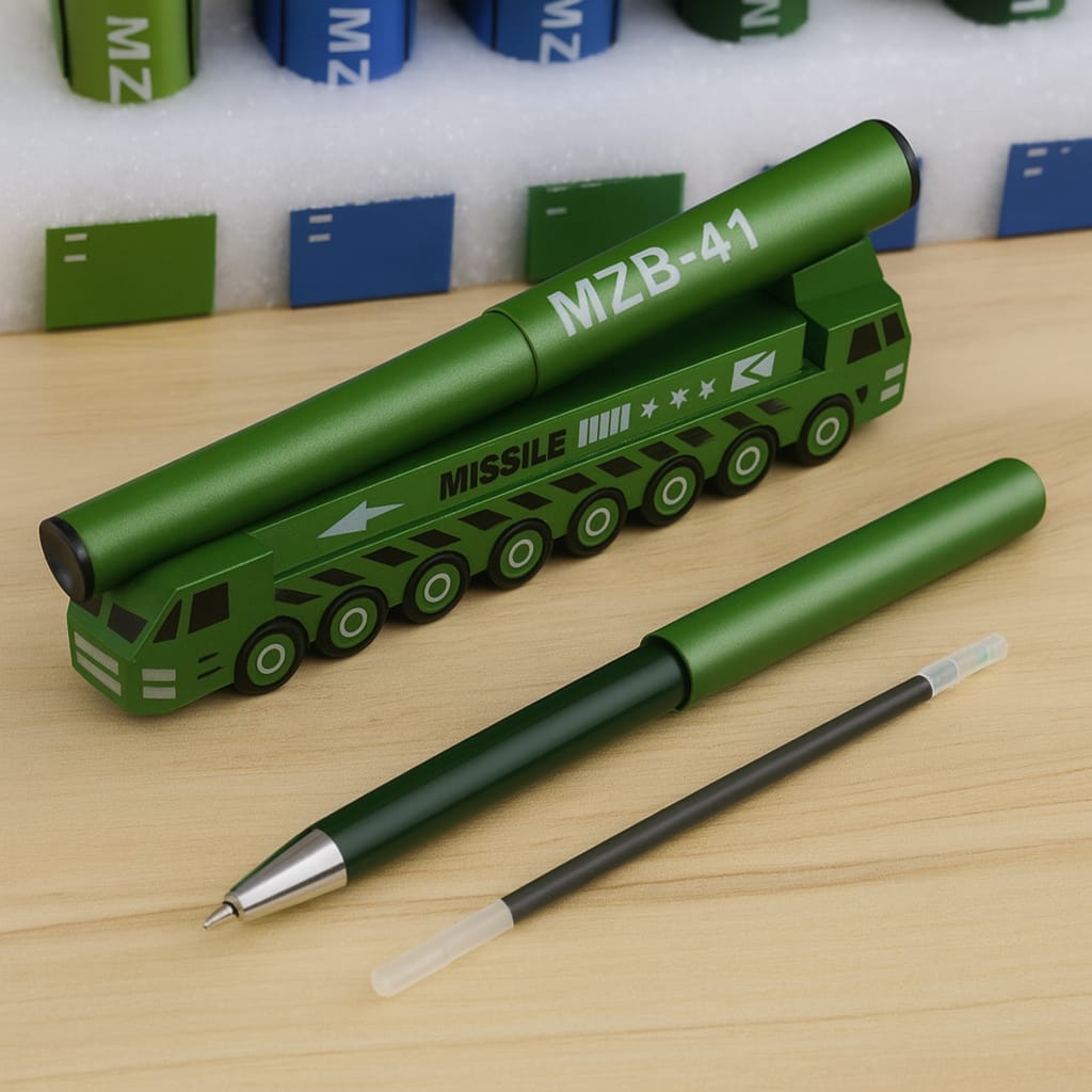 Ultimate Missile Launcher Pen – Missile Shape Ball Pen for Kids