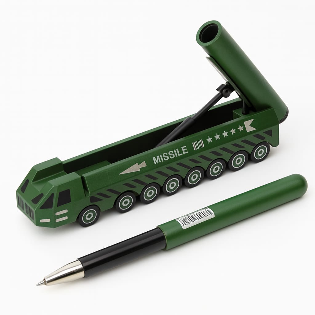 Ultimate Missile Launcher Pen – Missile Shape Ball Pen for Kids