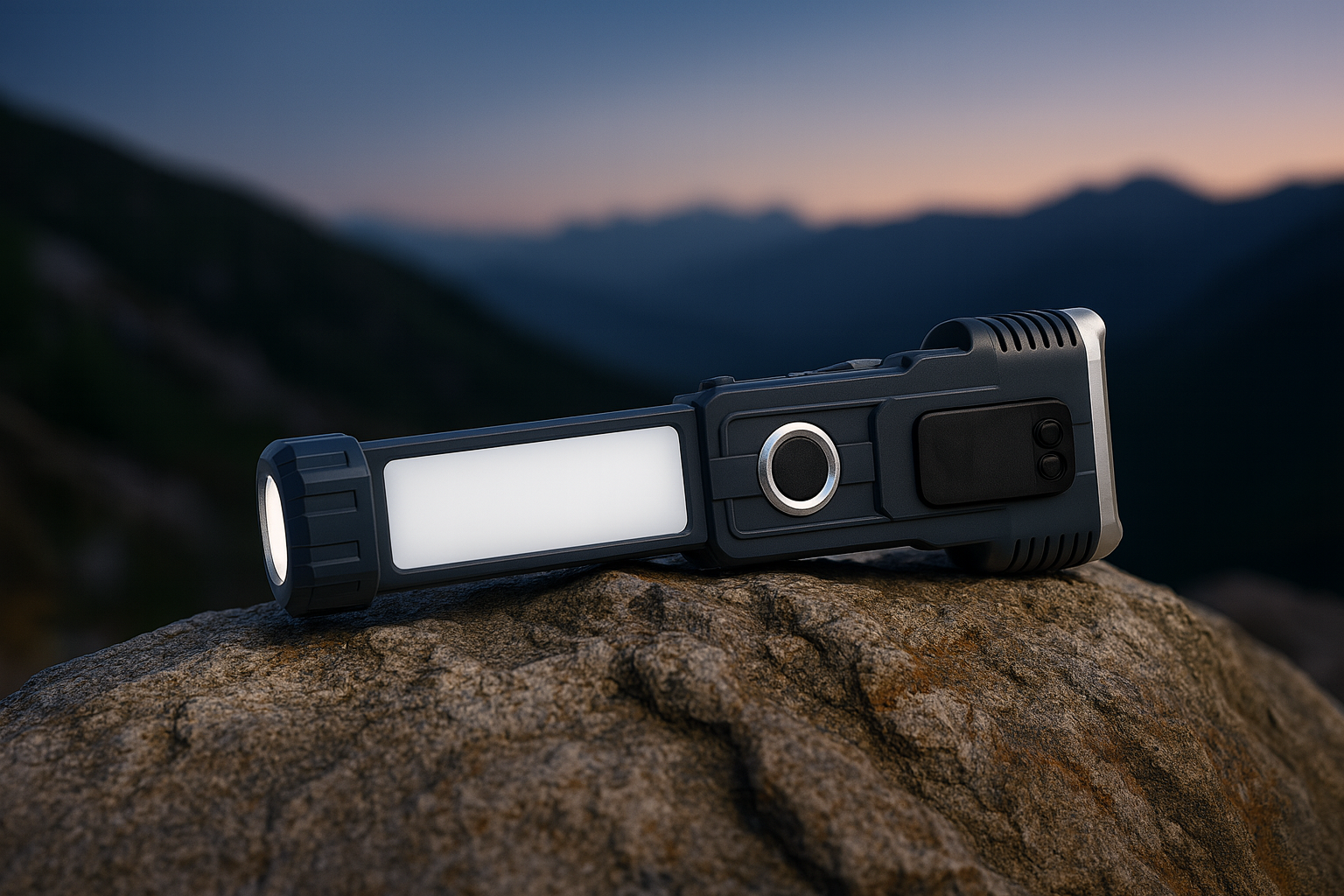 Rechargeable Hammer Torch -6-in-1 LED Emergency Flashlight