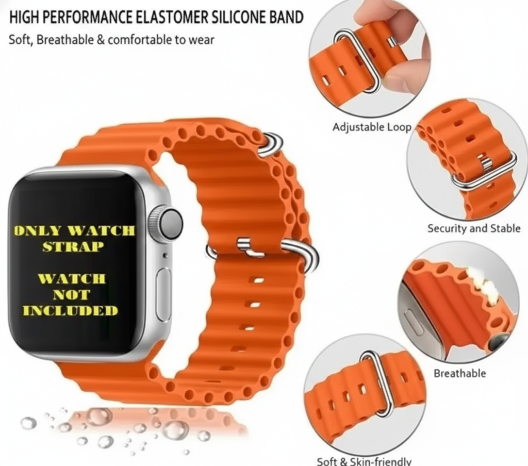 T800 Smart Watch – Bluetooth Calling, Wireless Charging & Premium Design