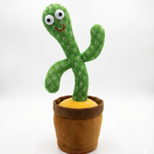 Dancing Cactus Toy – USB Rechargeable Interactive Toy