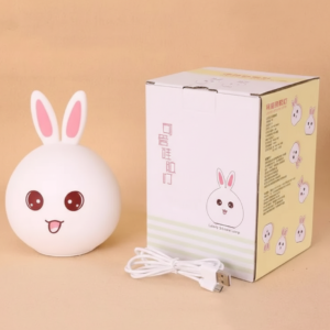 Silicone Bunny Night Lamp – Colour Changing LED Light for Kids & Bedroom