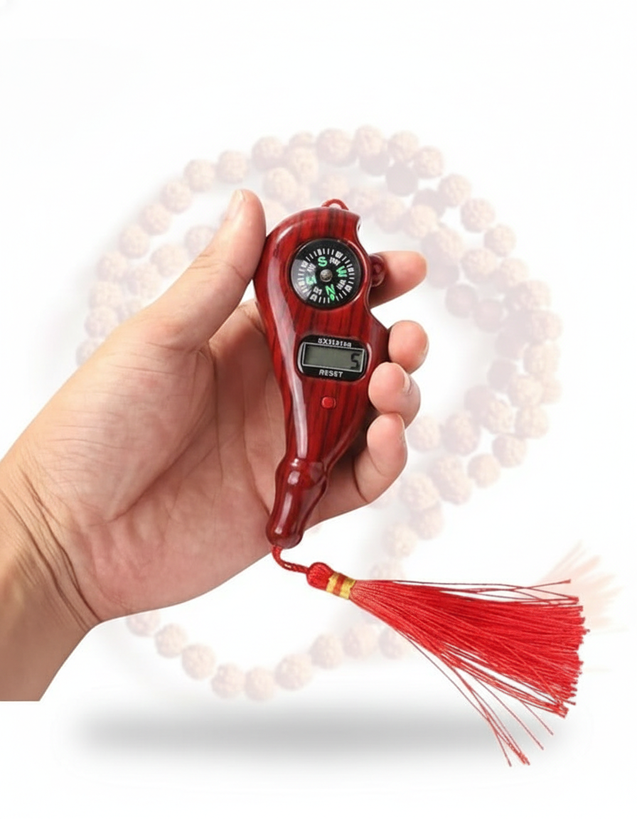 Digital Counter with Compass – Prayer & Meditation Counting Tool