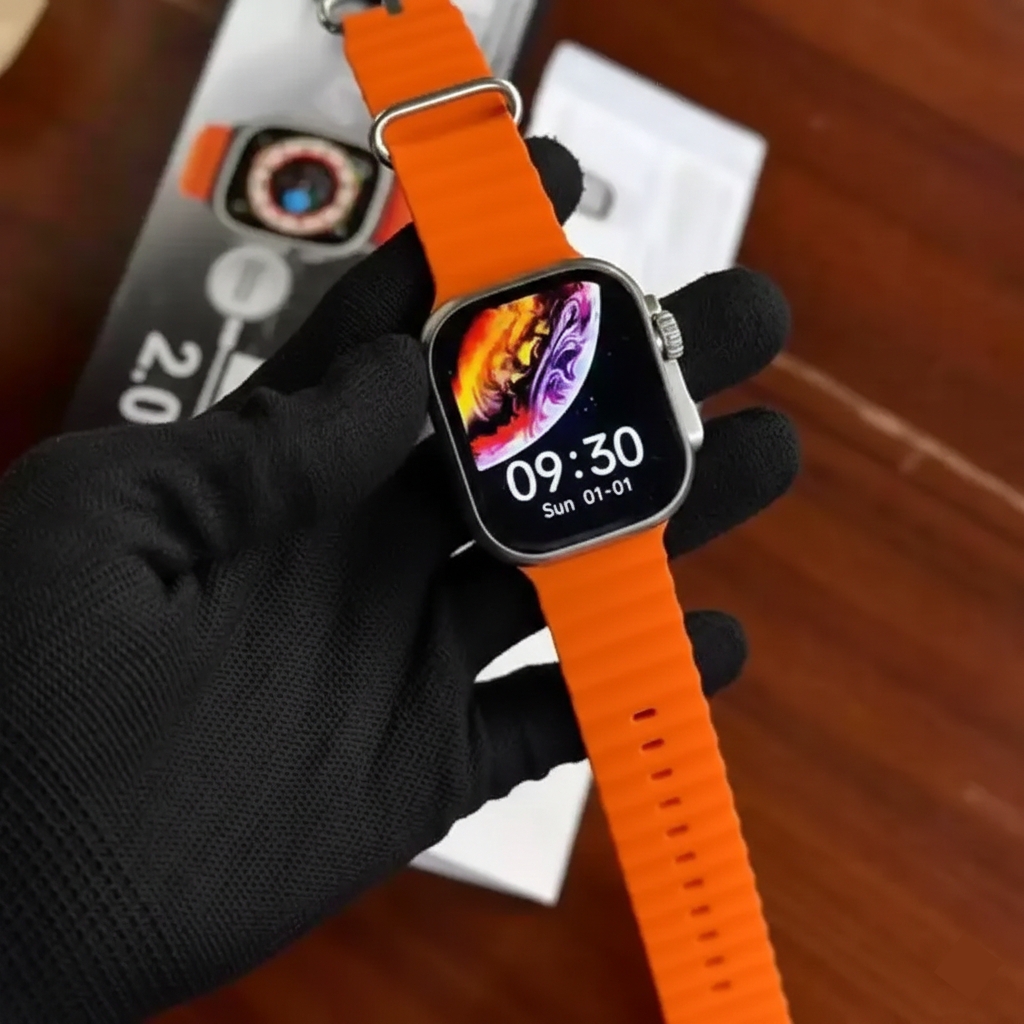 T800 Smart Watch – Bluetooth Calling, Wireless Charging & Premium Design